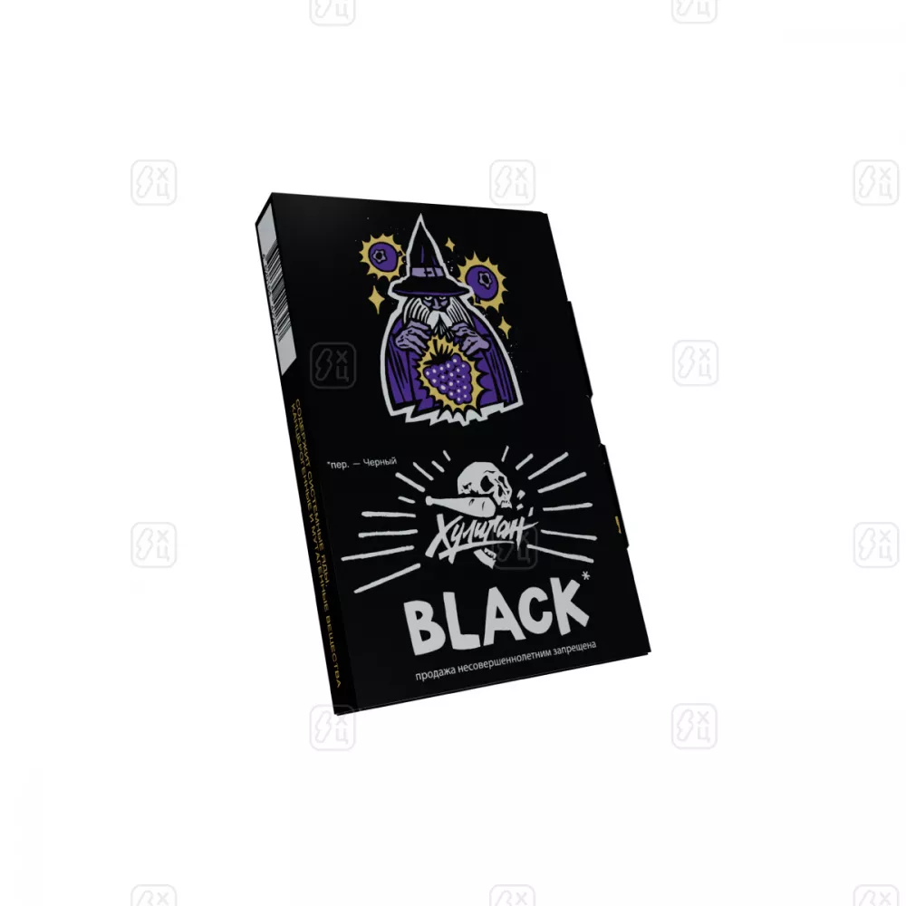 Табак для кальяна Хулиган BLACK (Черные ягоды), 25 г