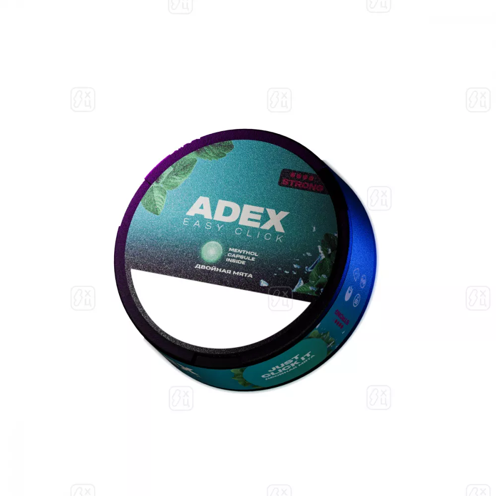 Жевательный_табак_ADEX_CLICK_Double_mint_12_г_strong_M