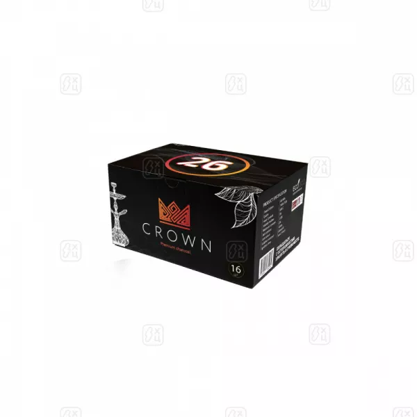 Уголь Crown 26мм (16шт, 0,25кг)