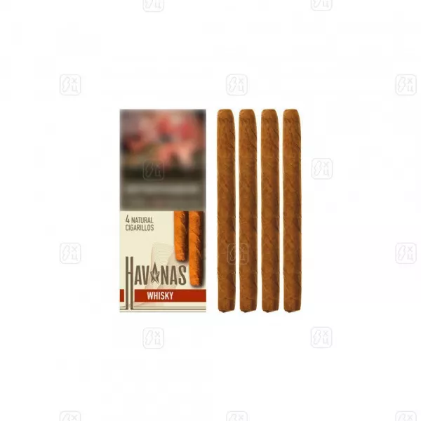 84_Сигариллы_HAV_NAS_Whisky_с_ароматом_выдержанного_виски_пачка